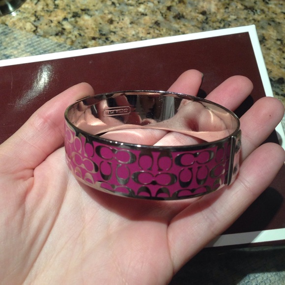 Pink Coach Bangle - Picture 3 of 4