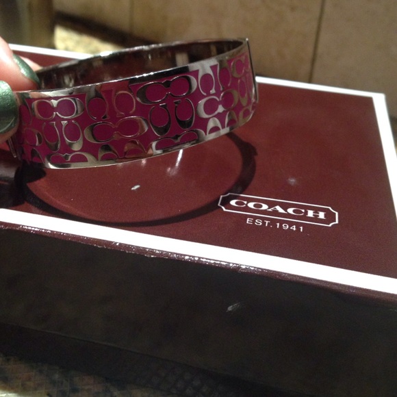 Pink Coach Bangle - Picture 4 of 4