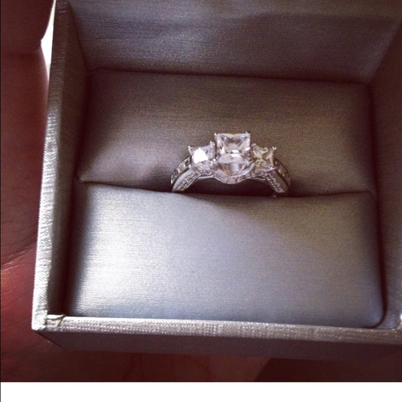 Zales promise ring, gift receipt included.