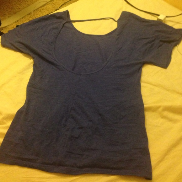Blue shirt dress