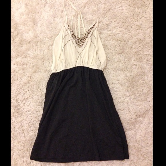 Urban outfitters black and white dress