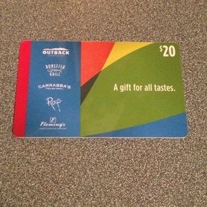$20 gift card