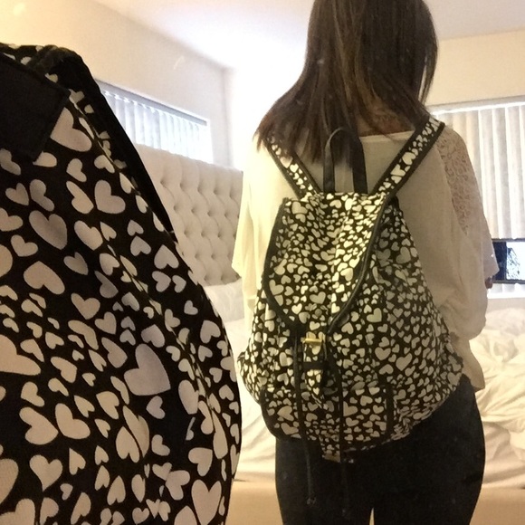 Forever 21 Other - ❌SOLD❌Heart Patterned Backpack