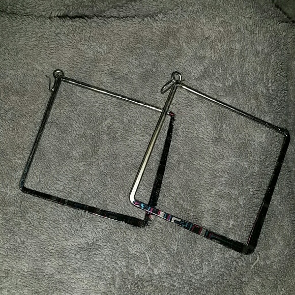 Diamond shaped earrings, extra long, flirty and co - Picture 1 of 2