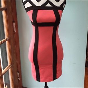 Charlotte Russe Bodycon  Coral dress