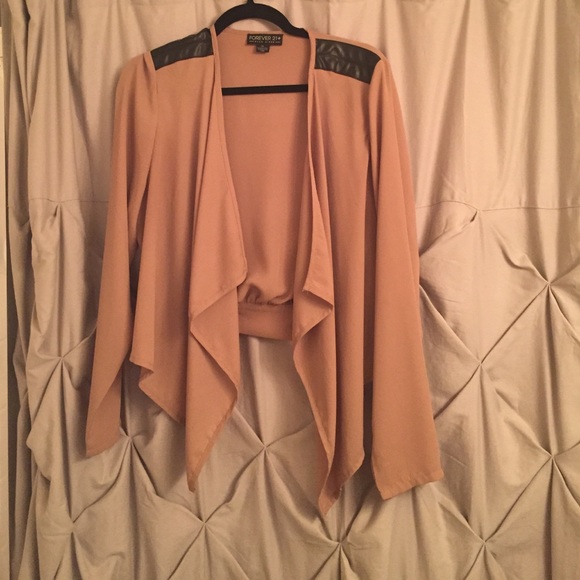 Chiffon tan Forever 21 jacket
