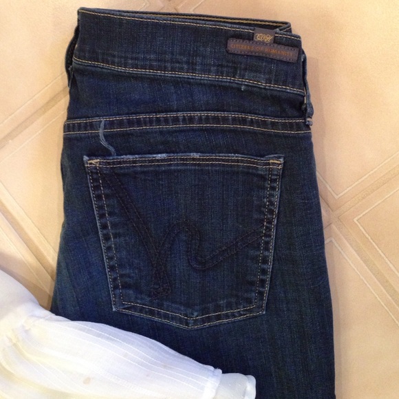 Citizens of Humanity low rise straight leg jeans - Picture 2 of 4