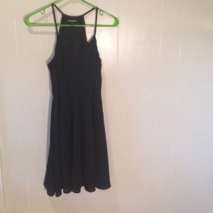 Black High-Back Dress