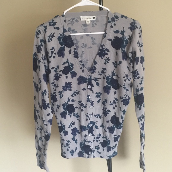 New Cotton on Floral Cardigan Sz M