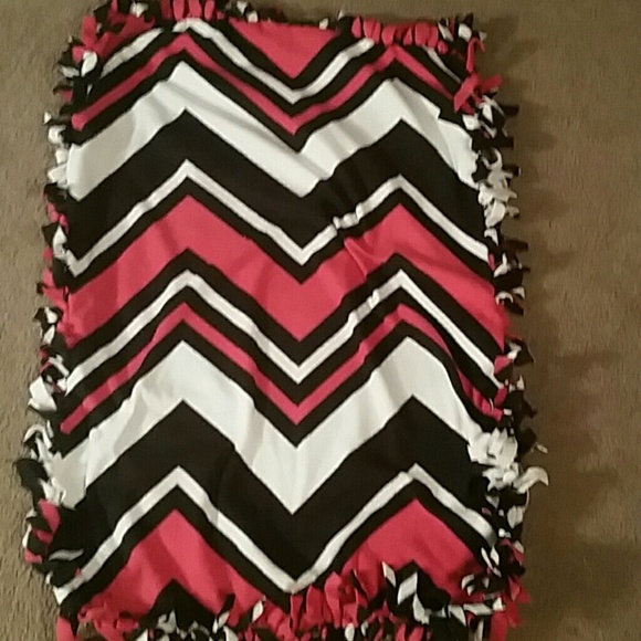 Bedding Tied Edge Fleece Blanket Negotiable Poshmark