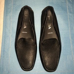Authentic Prada Loafers in Black