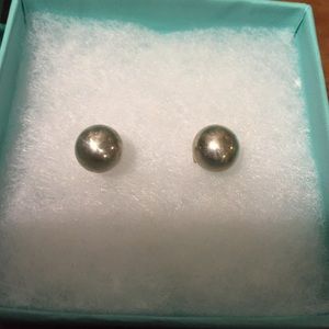 Tiffany's Sterling silver 10mm stud earrings