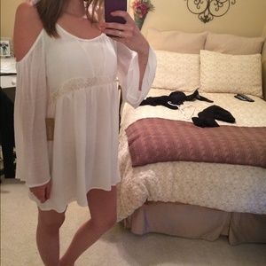 White Boho Dress