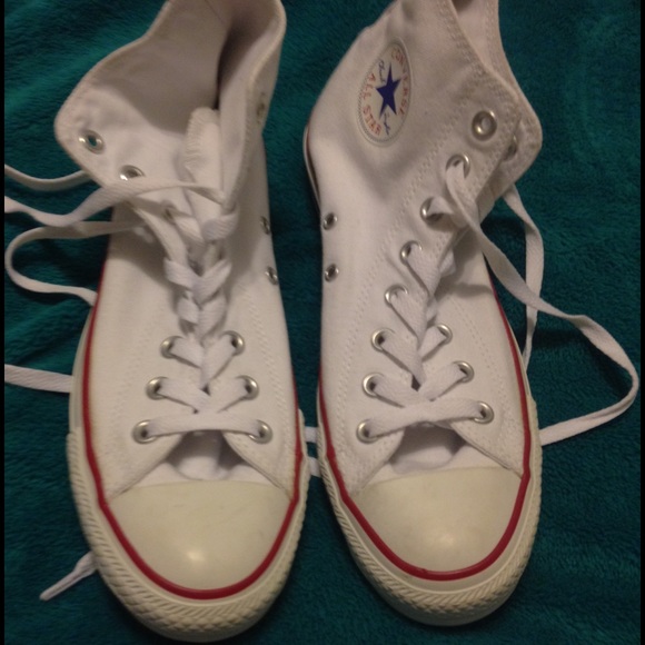 White high top converse