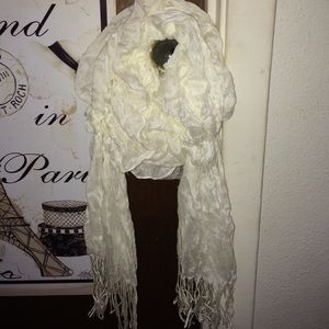 white scarf