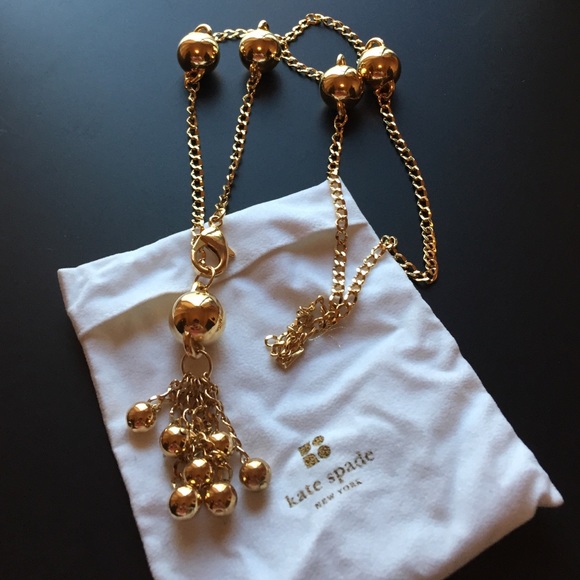 kate spade Jewelry - Kate Spade Park and Lex Tassel Necklace