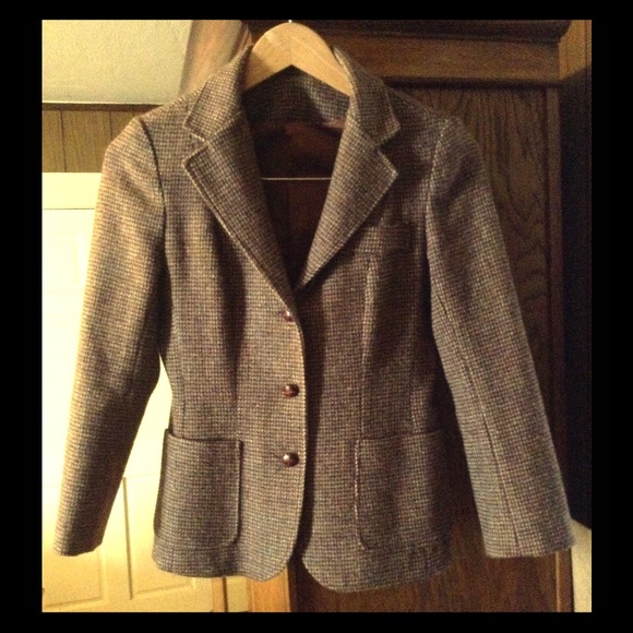 Larry Levine tweed blazer