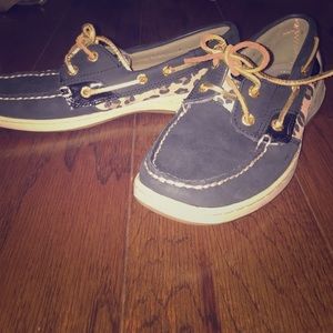 Black, gold and cheetah sperry's!