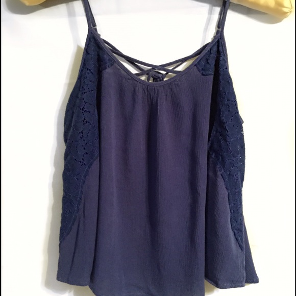 Purple summer crop top