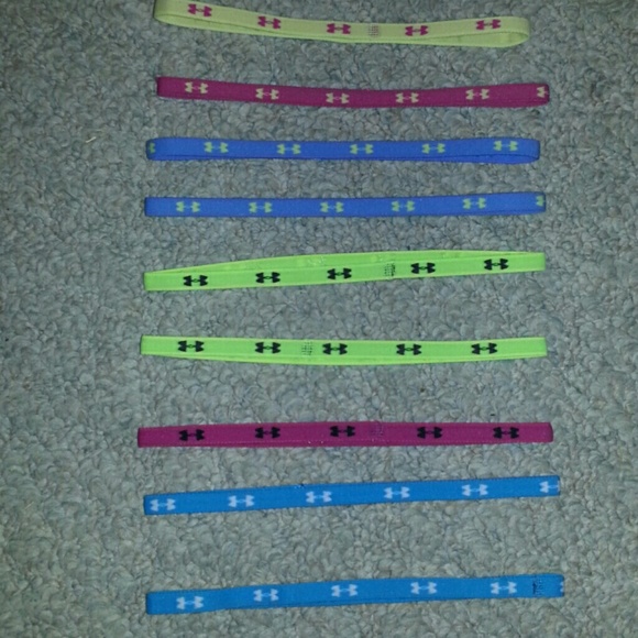 NWOT 9 under armour headbands