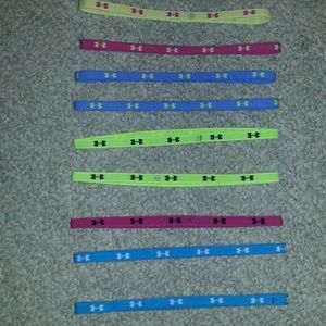 NWOT 9 under armour headbands