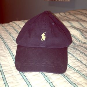 Navy blue polo hat