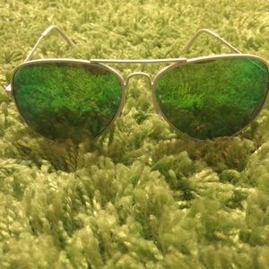Green Lens Sunglasses