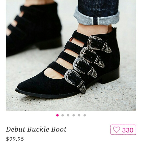 ISO free people debut buckle boots