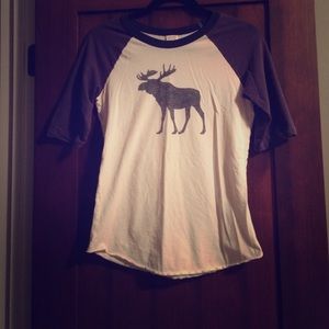 Abercrombie baseball tee