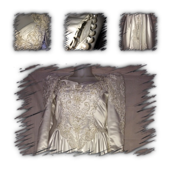 🎀Vintage wedding gown🎀 - Picture 3 of 3