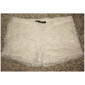 Zara lace shorts