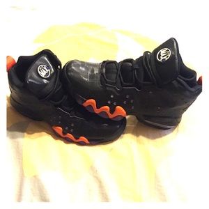 NIKE AIR MAX BARKLEY -  BLACK, ORANGE & PURPLE.