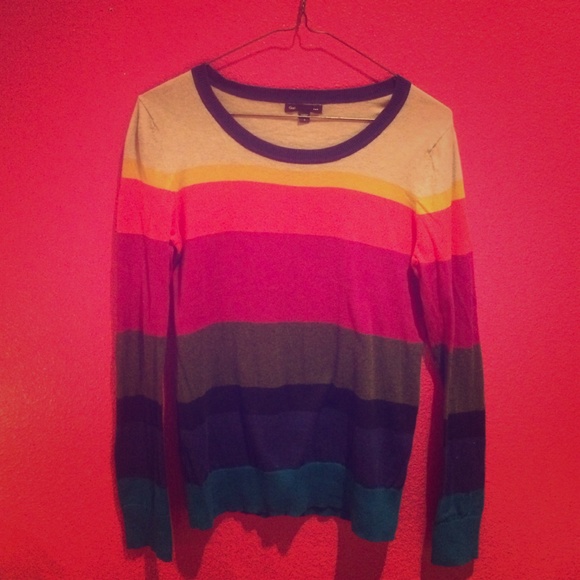 Gap multicolored striped sweater