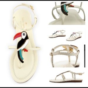 ✨kate spade Toucan Thong Flat Sandals