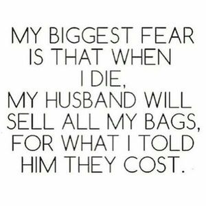 My fear ...