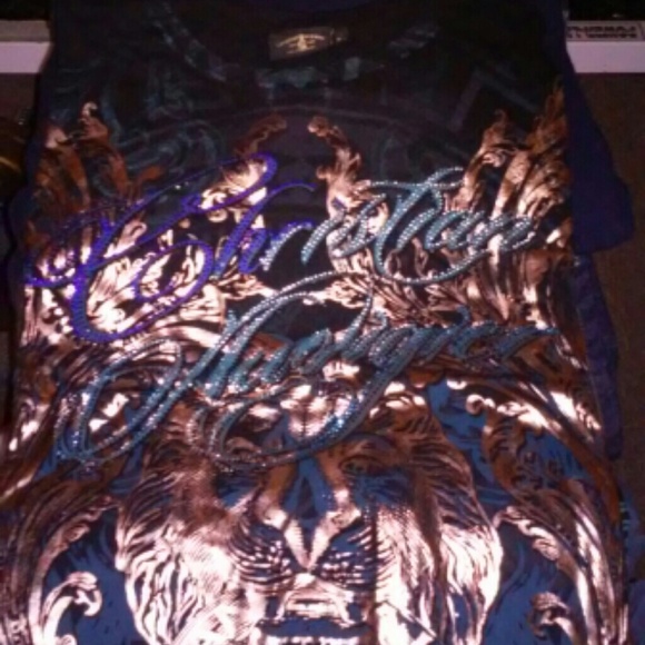 Mens Christian Audigier Tshirt