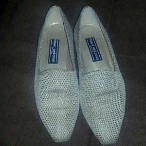Stuart Weitzman Lame Loafers