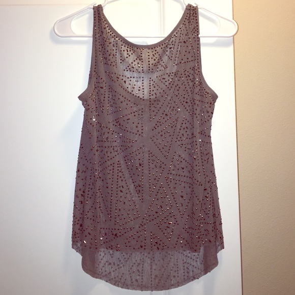 ANGL sequin grey top - Picture 1 of 3
