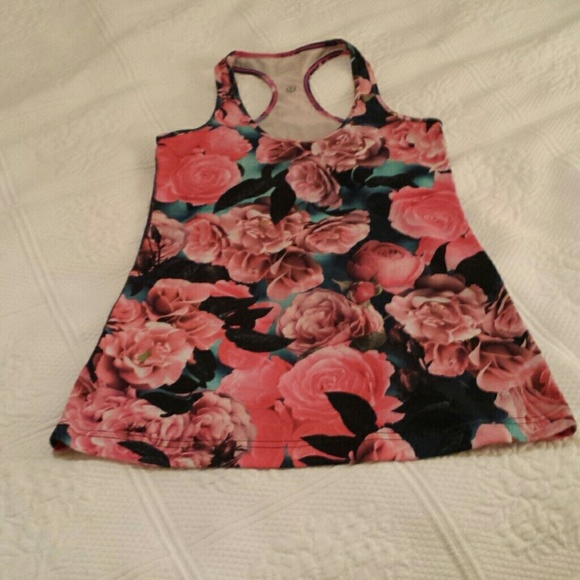 Lulumemon Cool Racerback, Secret Garden Print