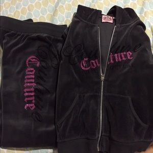 Juicy couture black jumpsuit