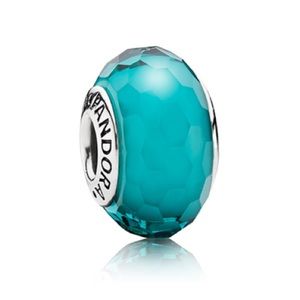Teal Pandora Charm
