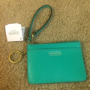 Coach id wallet in Jade