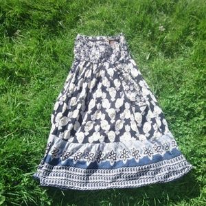 Speed Control Strapless Summer Dress