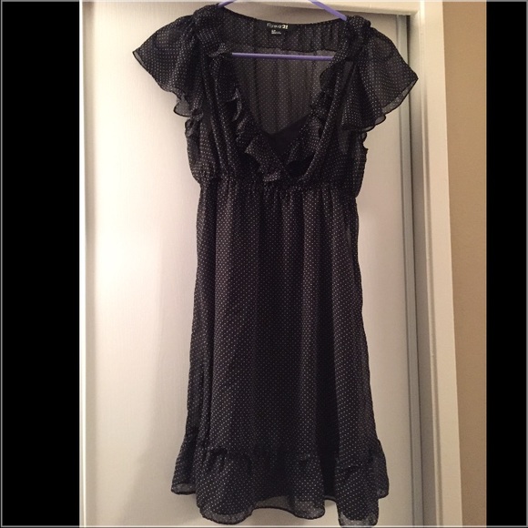 Black/White Polka Dot Dress