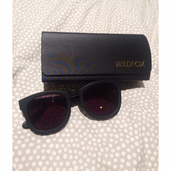 Classic Fox Wildfox Matte Black Sunglasses