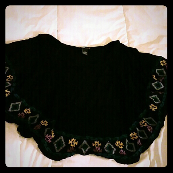 Bat Wing Crop Top
