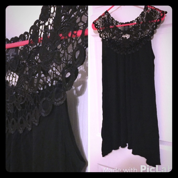 Lace Neck Shirt