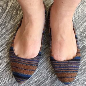 Rocket Dog Striped Multi-Colored Flats