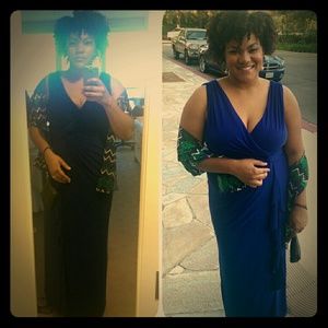 Cobalt Floor Length Gown