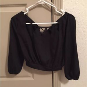 Black forever 21 crop top